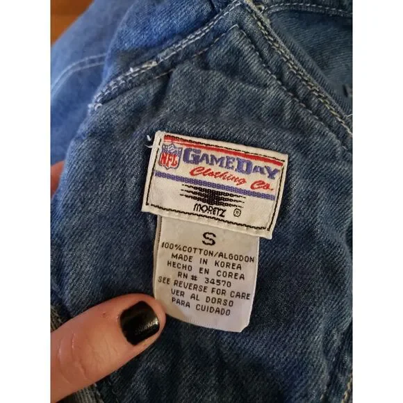 90s/Y2K Green Bay Packers Shortalls - Picture 4 of 4